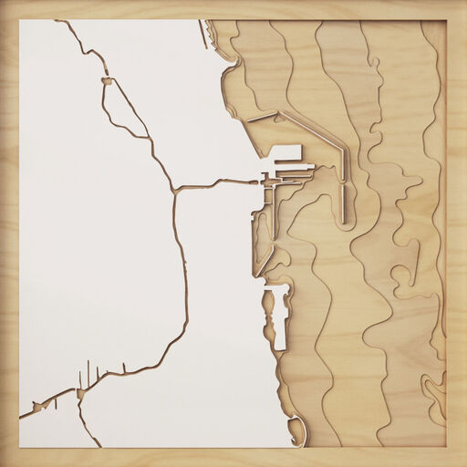 3D Map of Chicago | Gallery | Pangea Maps